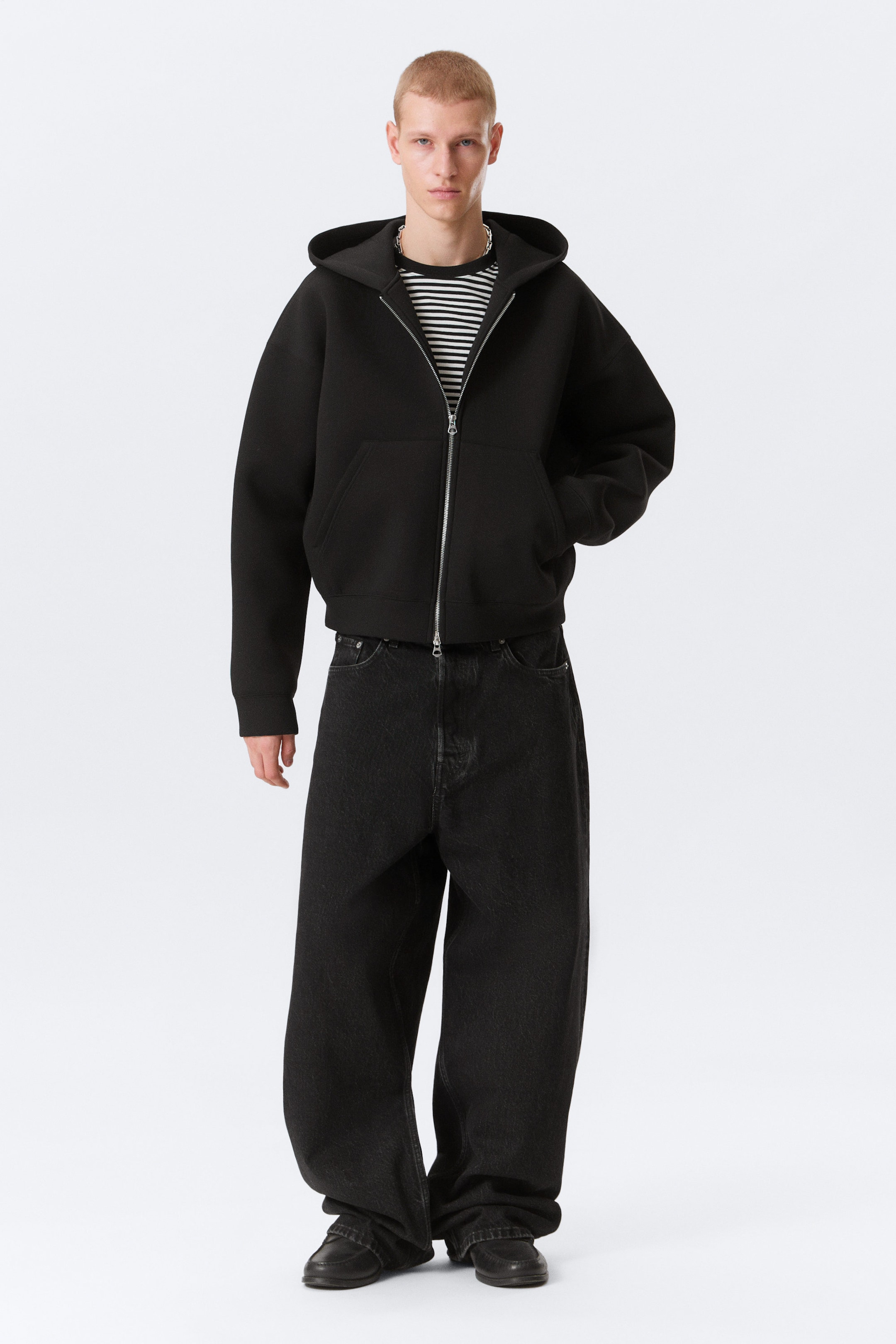 Black - Simon Scuba Zip Hoodie - 2