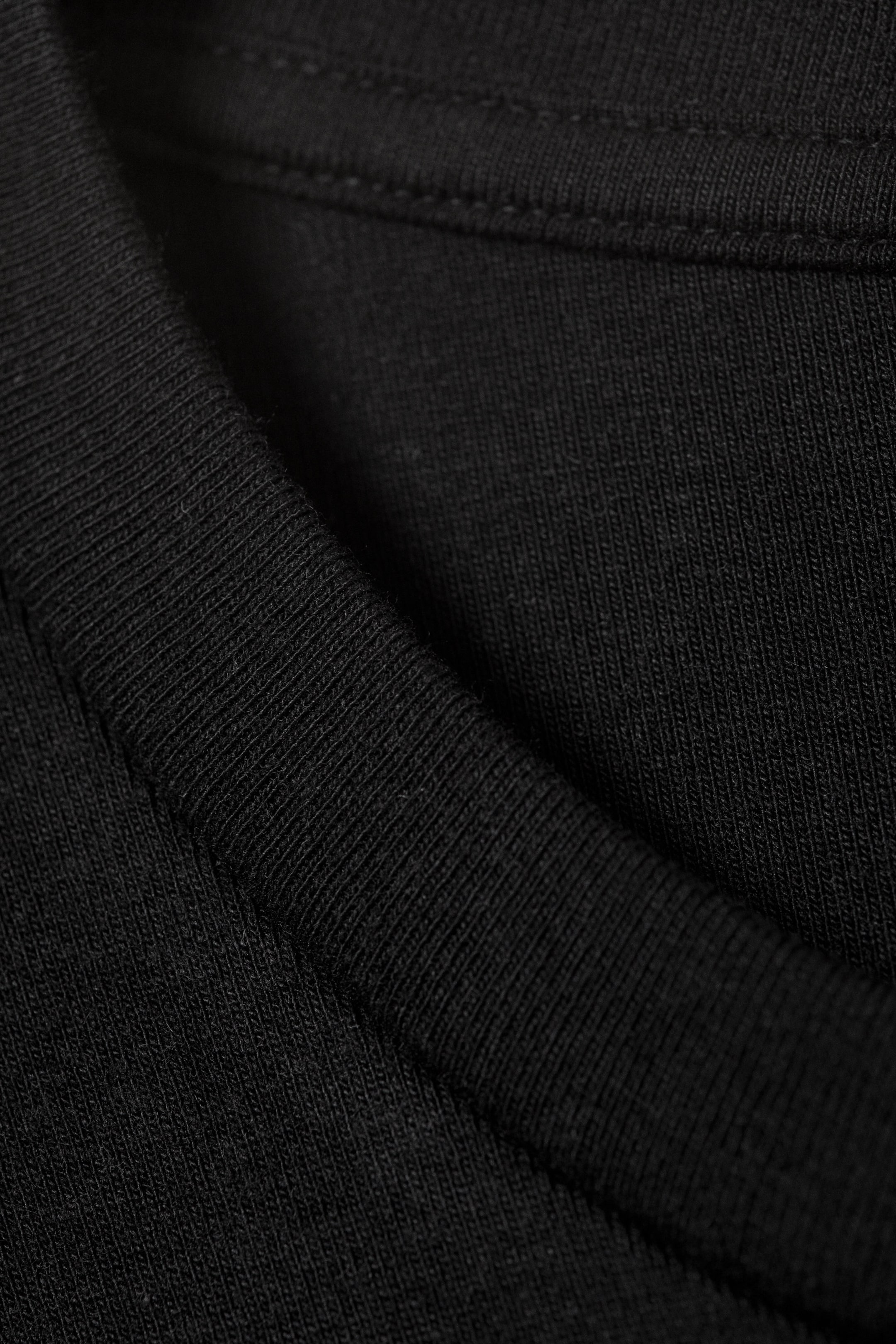 Black - Relaxed Long-Sleeved Jersey Top - 4