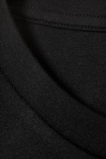 Black - Relaxed Long-Sleeved Jersey Top - 4