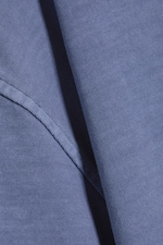 Verwaschenes Taubenblau - Oversized-T-Shirt mit langen Ärmeln - 4