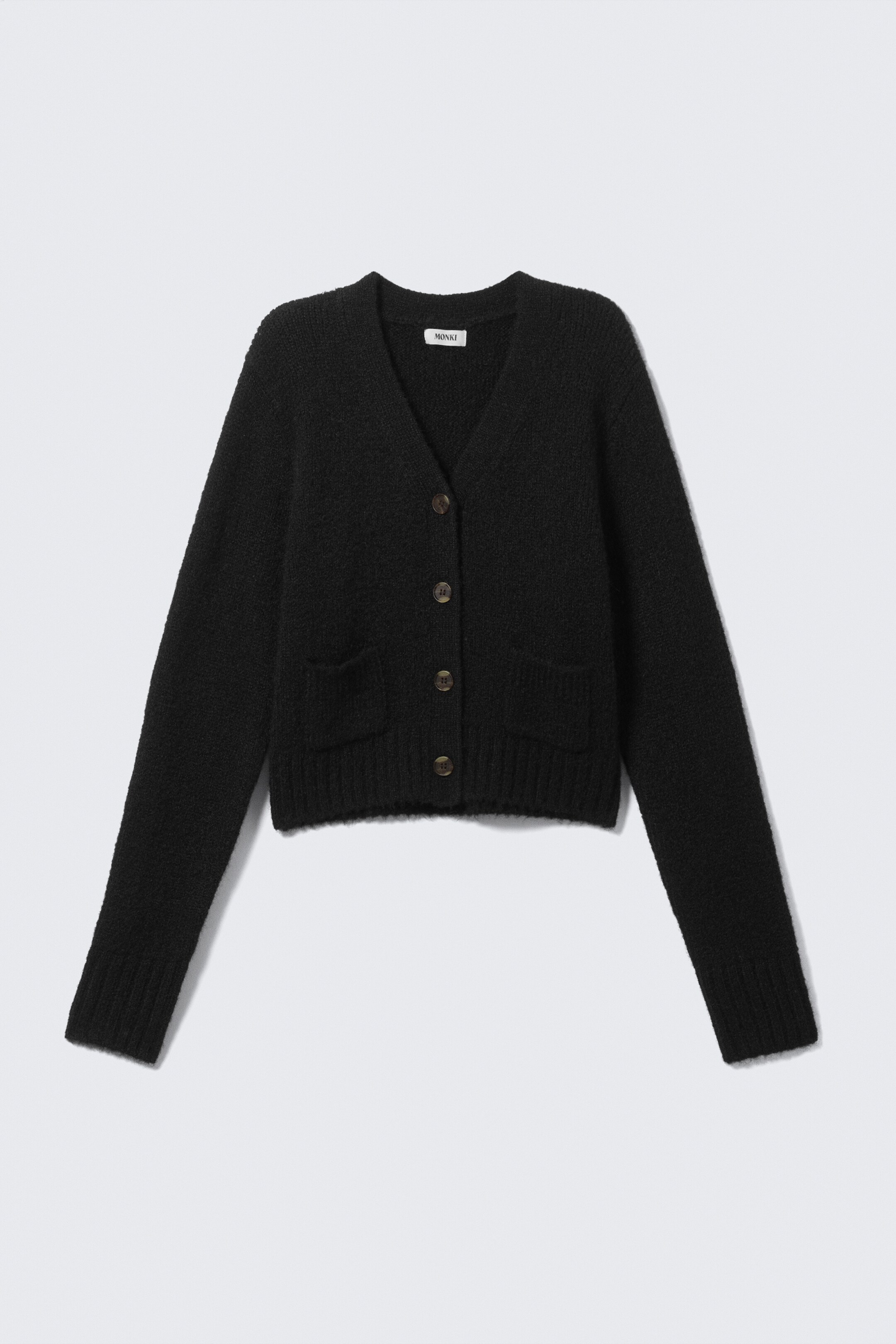 Grotere afbeelding bekijken: Geribd vest met V-hals - Zwart - DAMES | H&M NL 5