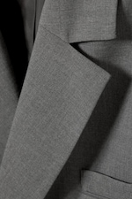 Grey Melange - Klas Melange Oversized Blazer - 1
