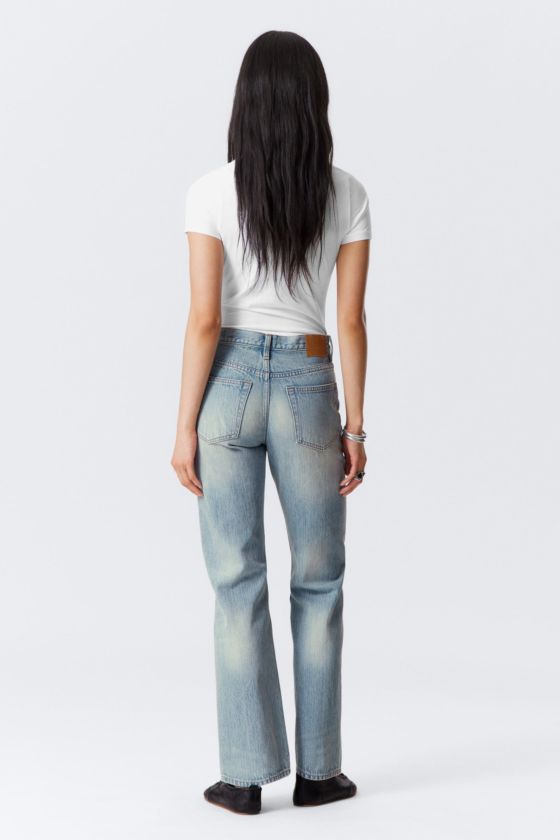 Aeon Blue - Light Blue - Moon Mid Rise Regular Bootcut Leg Jeans - 3
