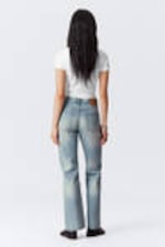 Aeon Blue - Light Blue - Moon Mid Rise Regular Bootcut Leg Jeans - 3
