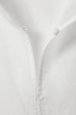 Weiß - Langärmelige Bluse mit Kordelzug-Detail - 4
