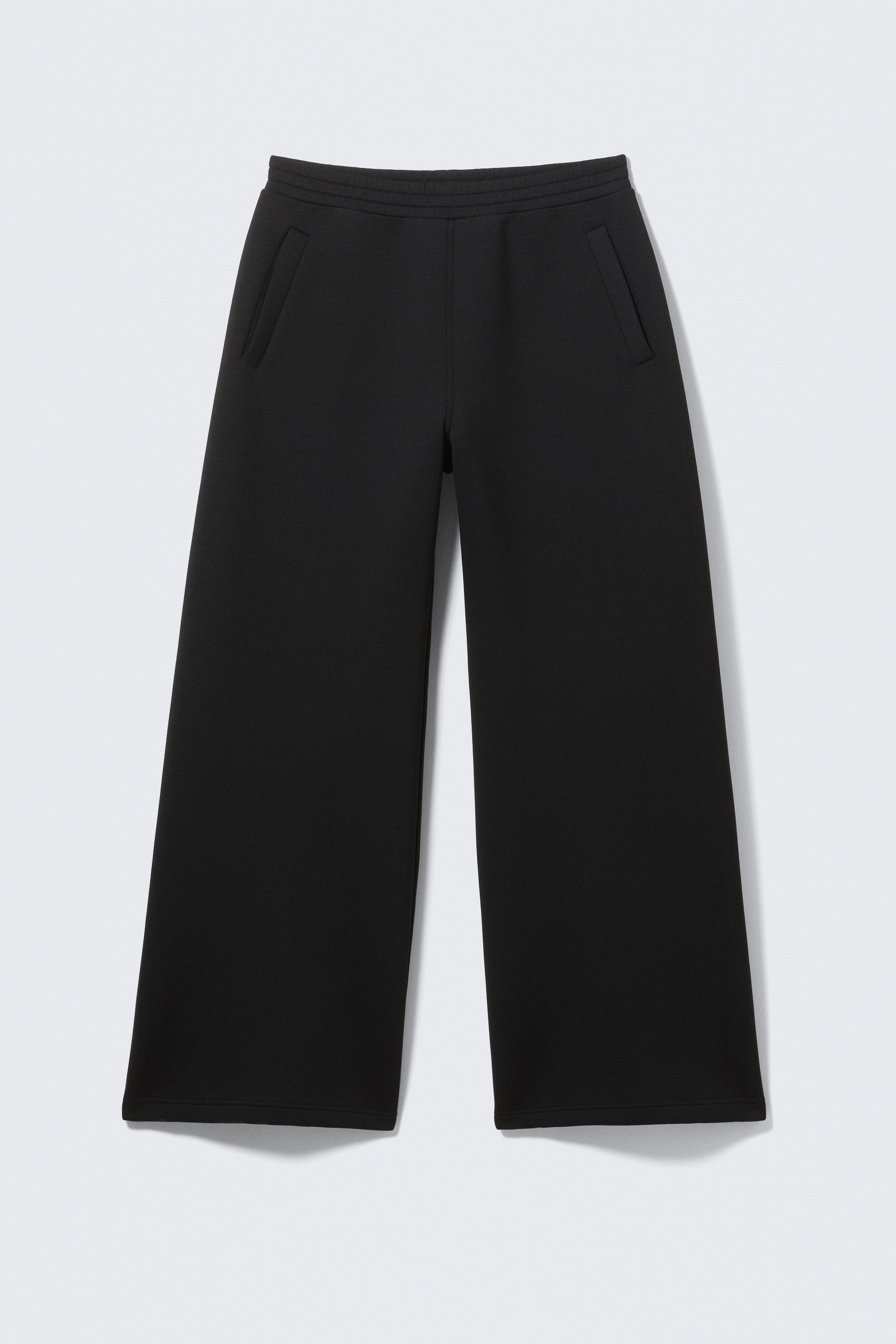 Pantalon de jogging large et décontracté - Noir/Gris chiné