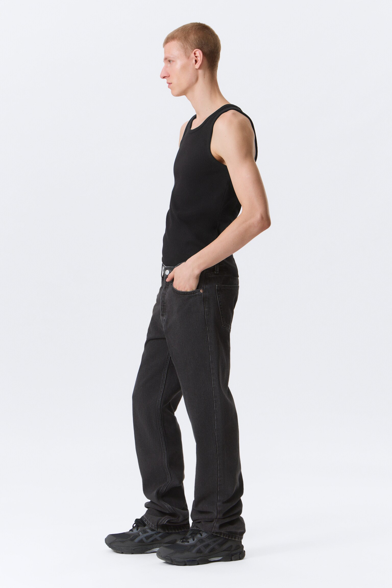 Klean Mid Rise Regular Straight Leg Jeans - Tuned Black – Zwart/Seventeen Blue – Middelblauw/Deep Sea Blue - Dark Blue - 6