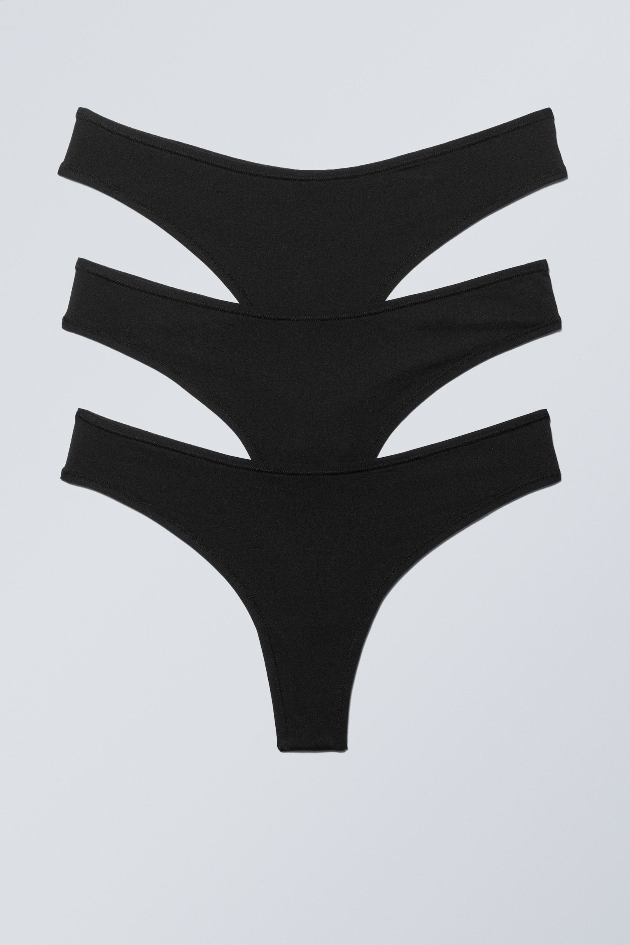 #272628 - 3-pack Soft Thongs - 1