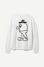 Peace snail white - John Peace Snail Sweater - 1
