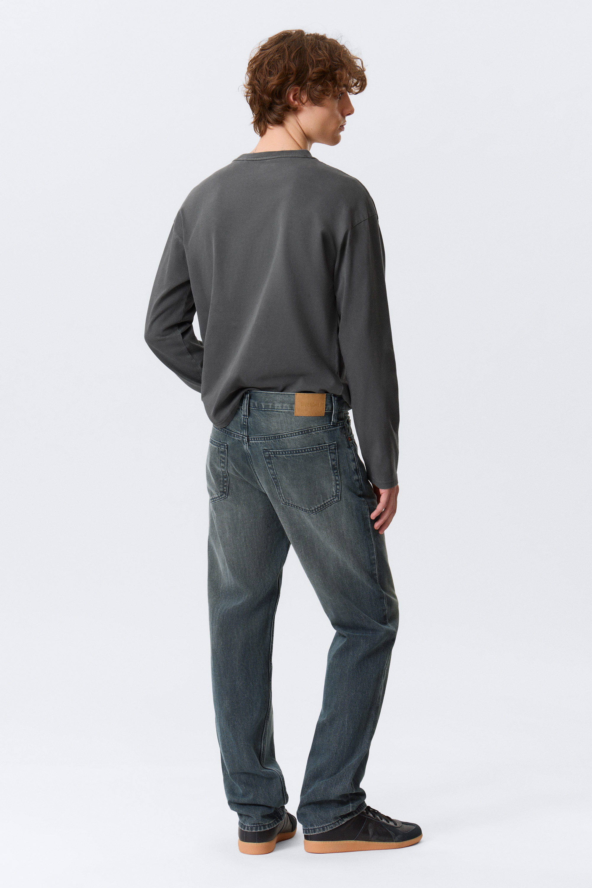 Kourtney Blue - Dunkelblau - Space Mid Waist Relaxed Straight Leg Jeans - 4