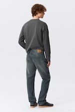 Kourtney Blue - Dark Blue - Space Mid Rise Relaxed Straight Leg Jeans - 4