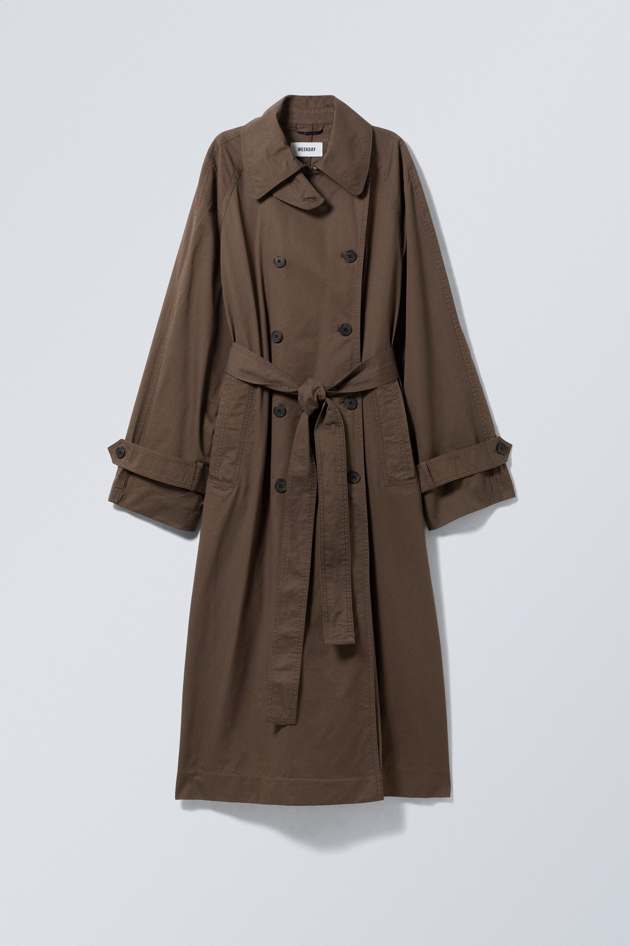 Taupe - Travis Oversized Trench Coat - 0