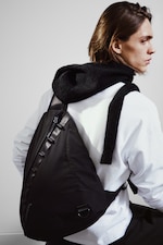 Black - Crossbody Sling Bag - 0