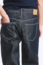 Blue Rinse - Dunkelblau - Galaxy Mid Waist Loose Straight Jeans - 1