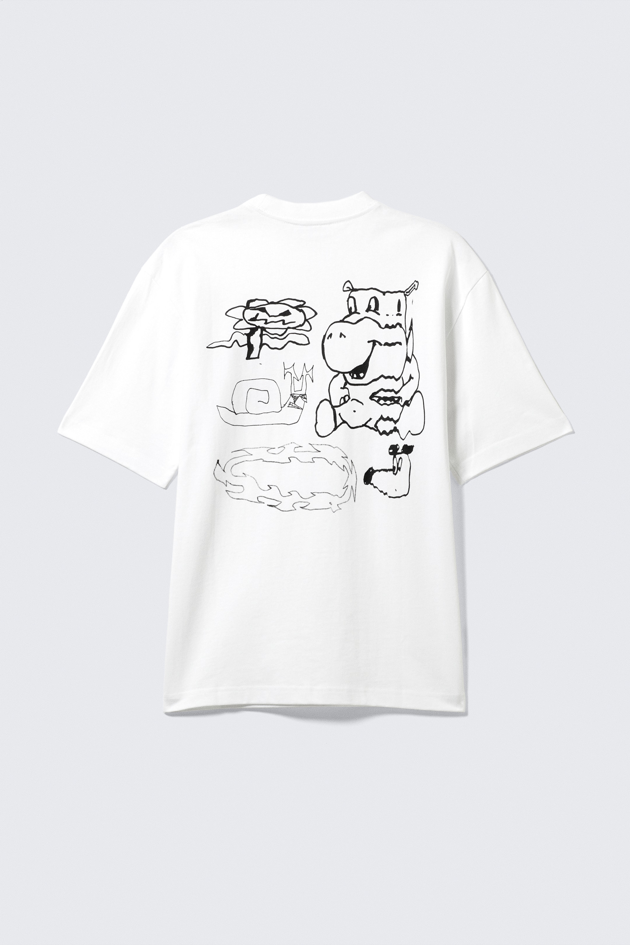 Visualizza immagine più grande: T-shirt con stampa grafica e vestibilità relaxed - White - House Party - UOMO | H&M IT 5