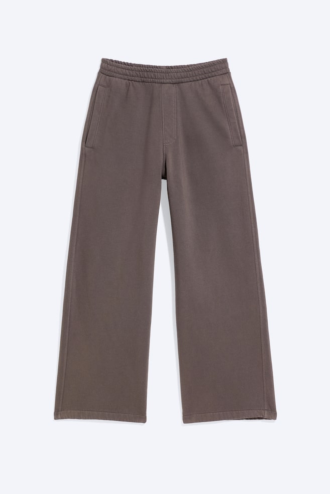 Pantalon de jogging ample - Taupe foncé/Noir/Gris clair - 1