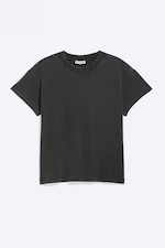 Sliten Svart - T-shirt i boxig modell med holkärm i bomull - 4