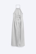 Light Dusty Grey - A-Line Strap Dress - 1