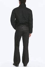 Belagt Svart - Svart - Mercury avslappet bootcut-jeans med mellomhøyt liv - 4