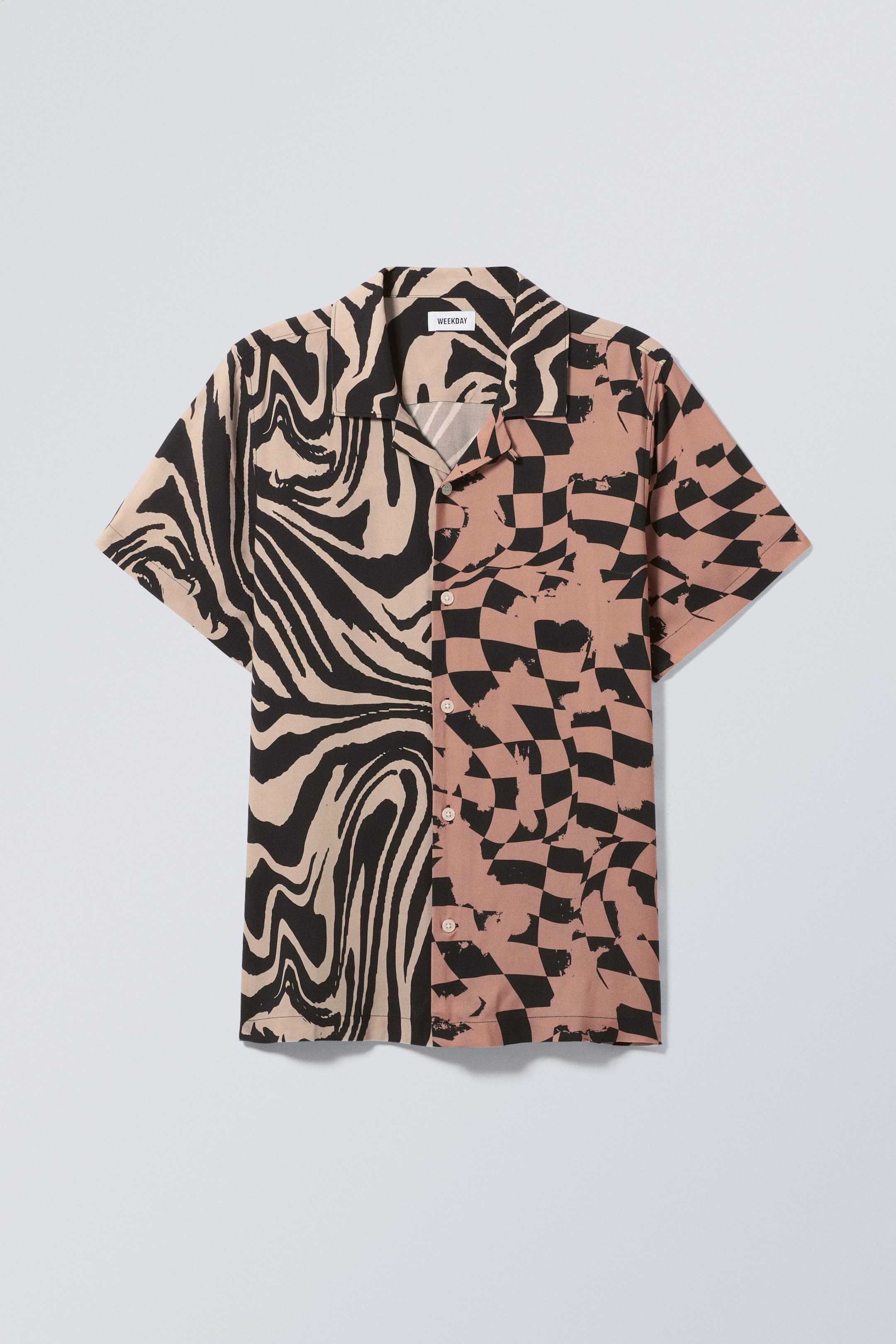 Wild print - Coffee Printed Shirt - 0
