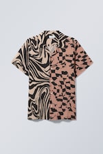 Wild print - Coffee Printed Shirt - 0