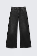 Paloma Black - Schwarz - Paz Mid Waist Loose Wide Leg Jeans - 5