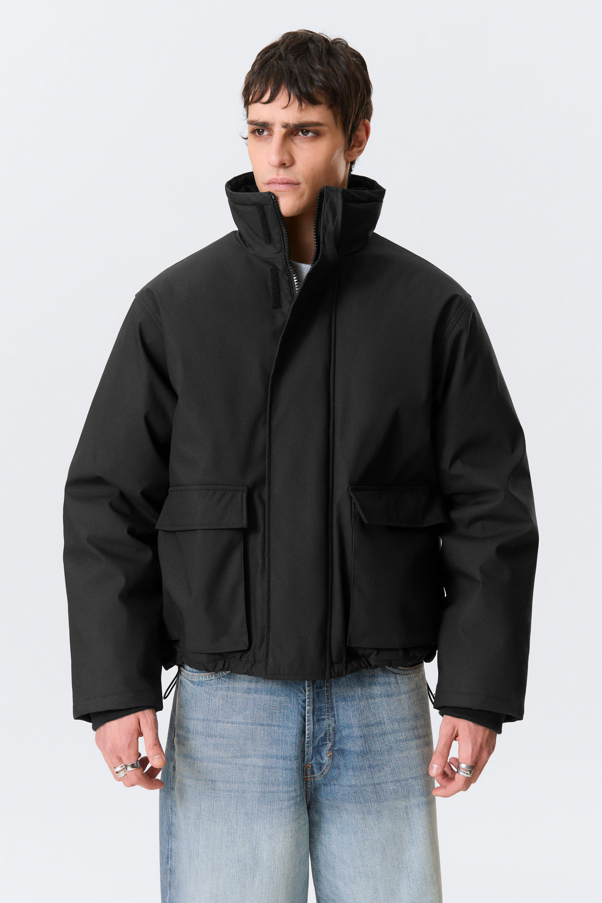 Black - RELAXED TRANSITION JACKET - 2