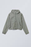 versatile nylon tracksuit jacket - Dusty Grey | Weekday WW