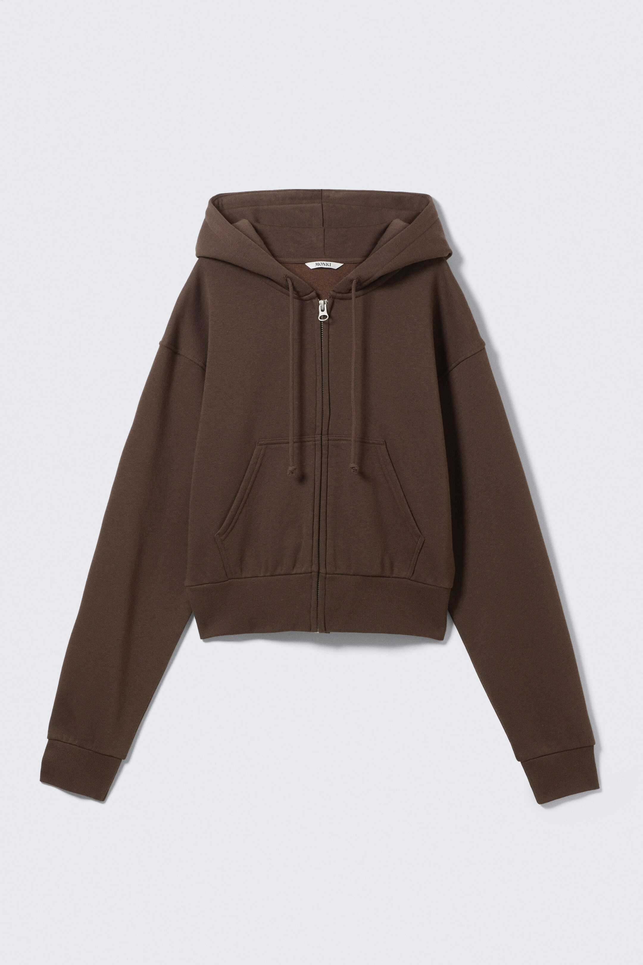Ver imagem maior: Hoodie com Fecho Curto - Castanho Escuro - Magic - SENHORA | H&M PT 6