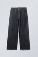 Blue Rinse - Dark Blue - Astro Loose Baggy Leg Jeans - 13