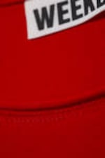 Knallrot - Longsleeve aus Baumwolle - 5