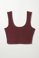 Burgundy - Elina Tank Top - 0