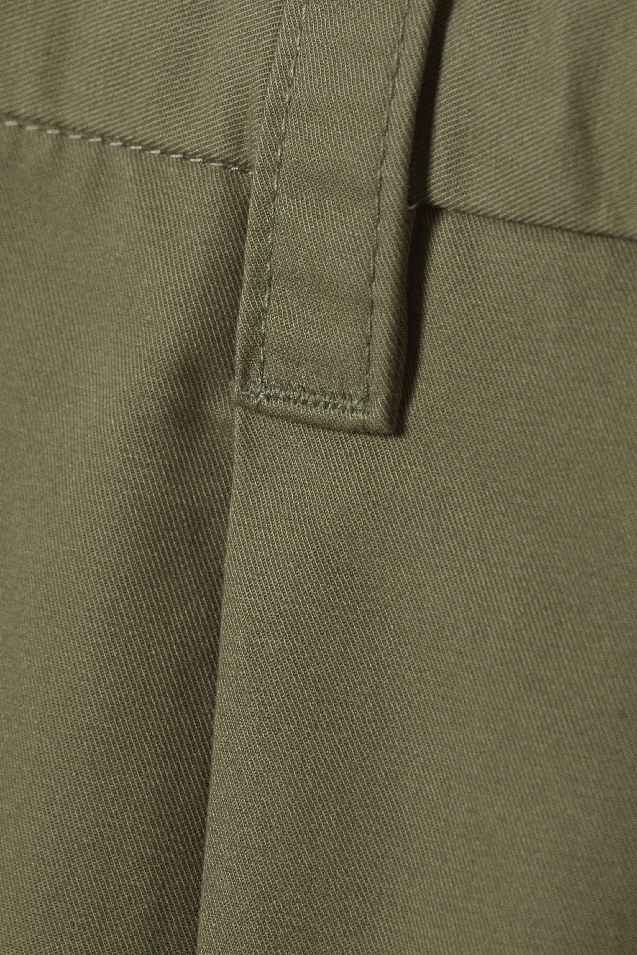 Khaki - Oversized Chinos aus Baumwoll-Twill mit Bundfalten - 6