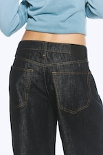 Blue Rinse - Dark Blue - Andromeda low rise loose baggy jeans - 3