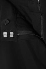Schwarz - Barrel-Anzughose - 6