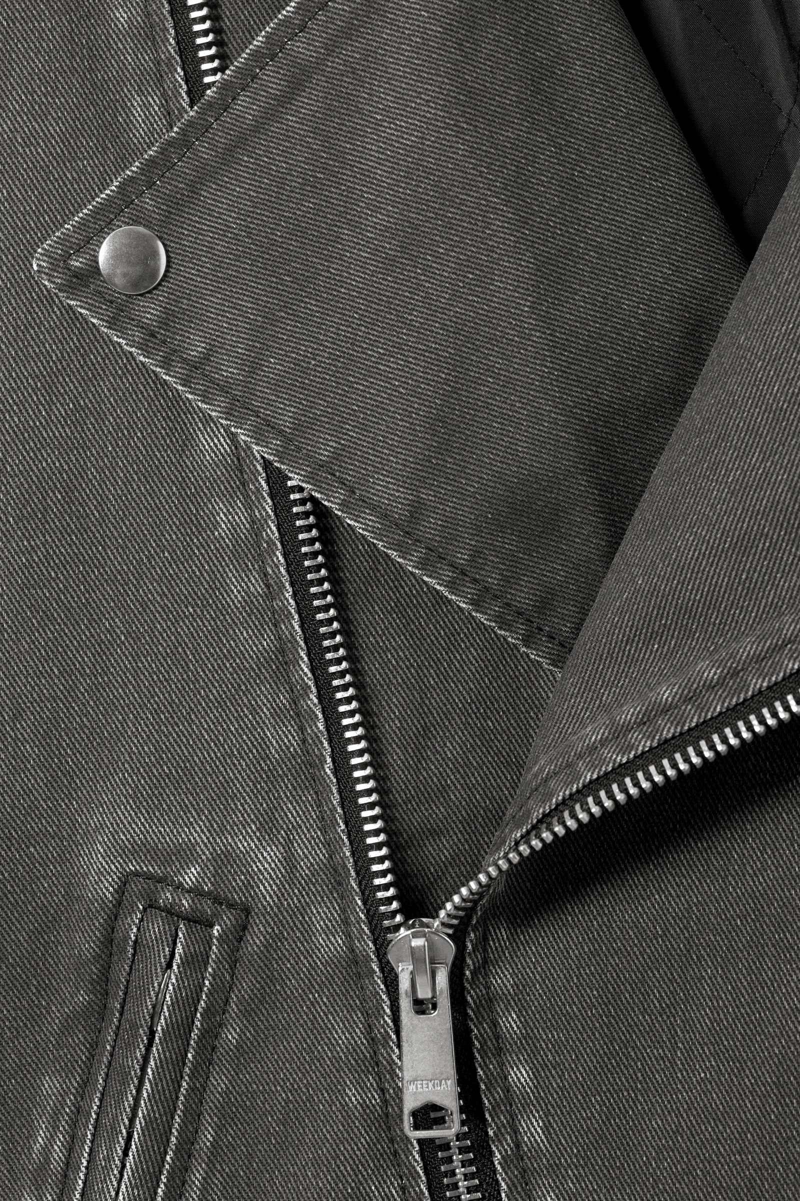 ジャケット・アウター LUCA Luca design Blue Leather Cropped Jacket L Future Trunks