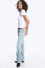 Aeon Blue - Ljusblå - Arrow Low Waist Regular Straight Jeans - 2