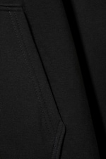 Schwarz - Oversized-Kapuzenpullover Richard - 1