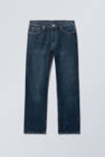 Compact Blue - Dark Blue - Space Relaxed Straight Leg Jeans - 0