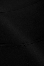 Black - Low Rise Flared Jersey Trousers - 4