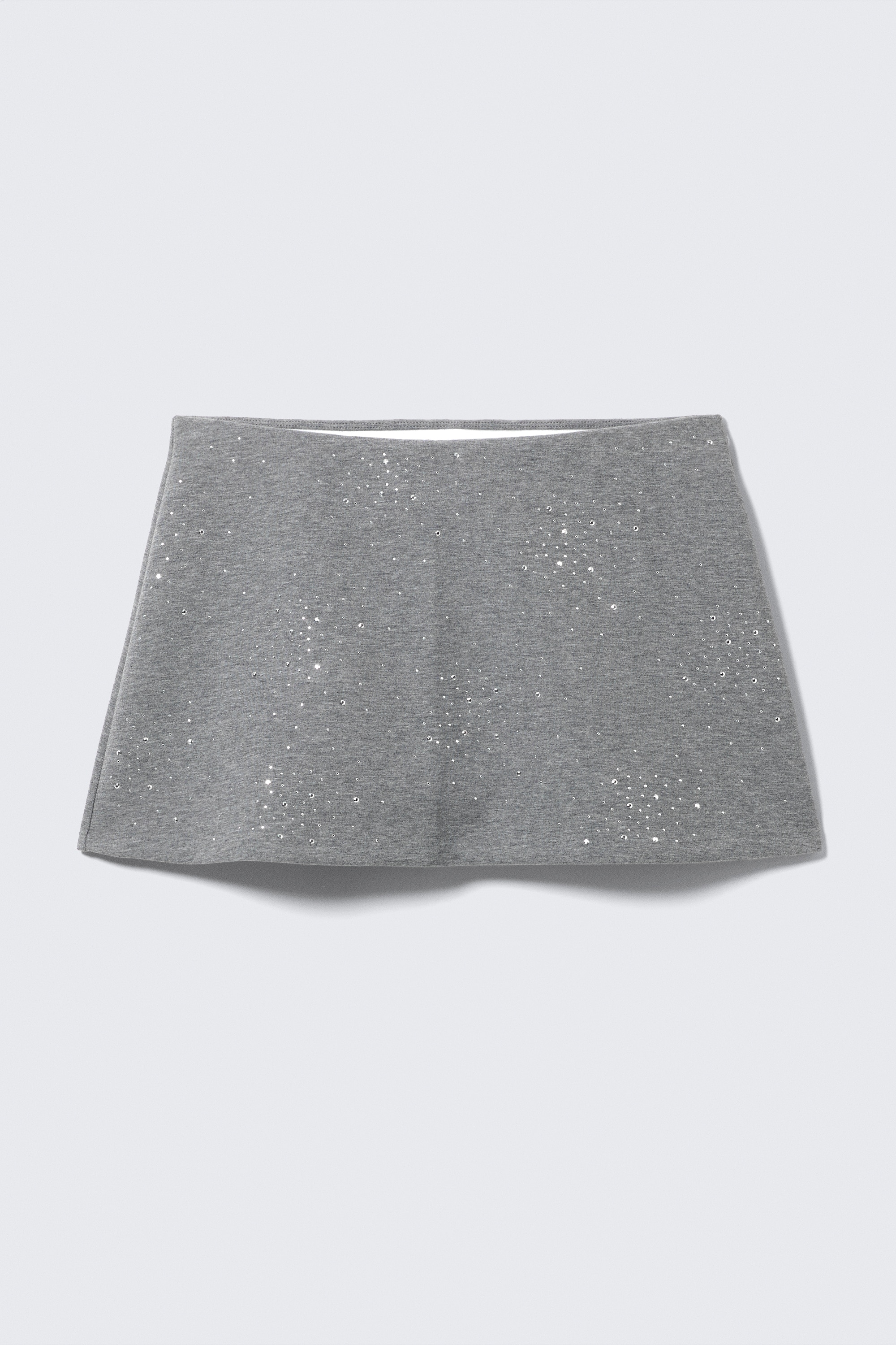 Mini Scuba Skirt - Grey