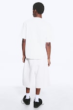 Weiß - "Tomorrow Is Today" - Entspanntes T-Shirt mit Grafikdruck - 2