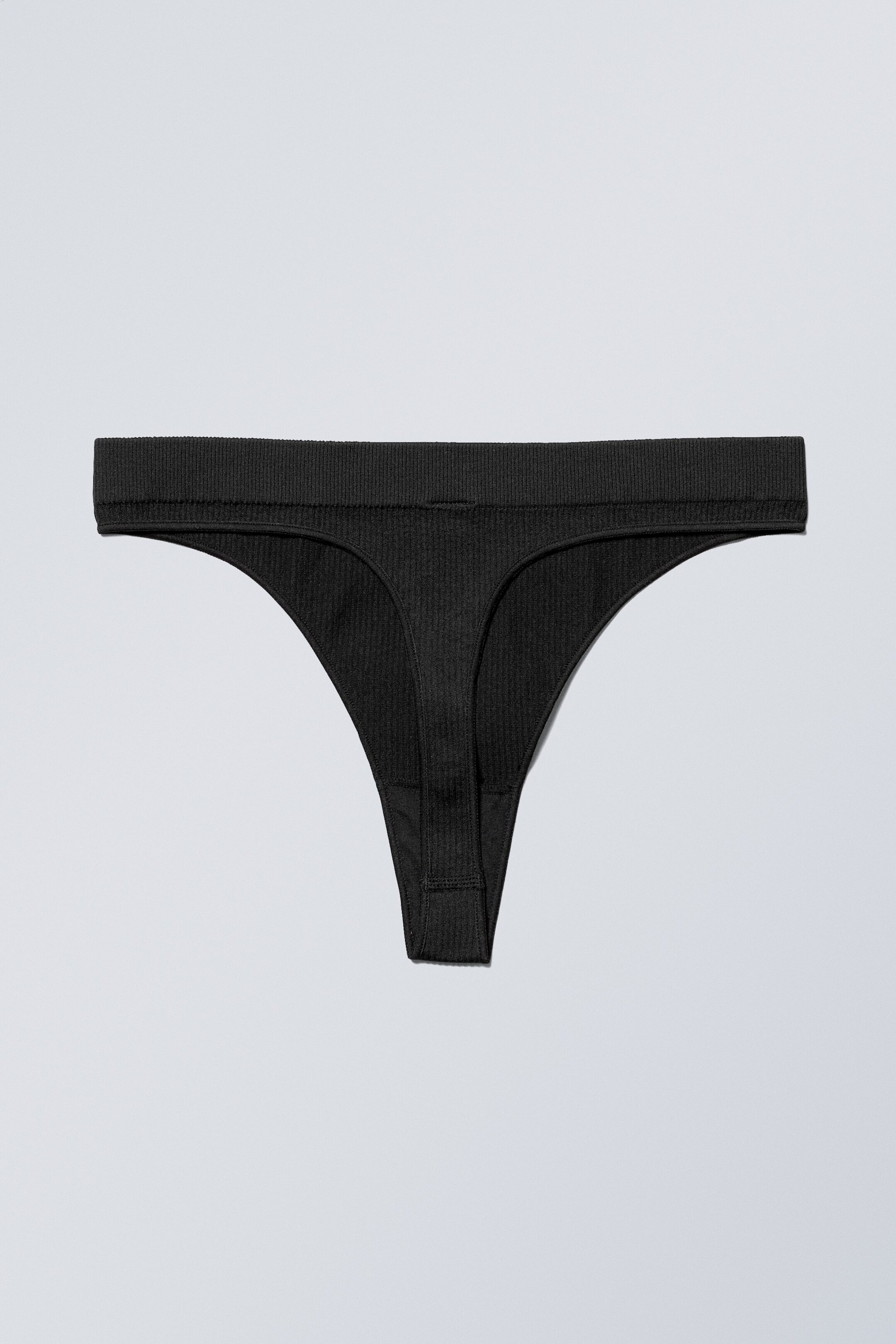 Black - 3-pack Cat Thongs - 1