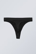 Black - 3-pack Cat Thongs - 1