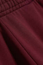Washed Dark Red - Mid-Rise Heavyweight Barrel Sweatpants - 1