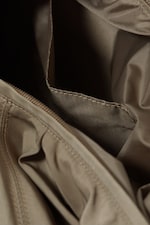 Dark Beige - RUCHED CROSSBODY BAG - 4