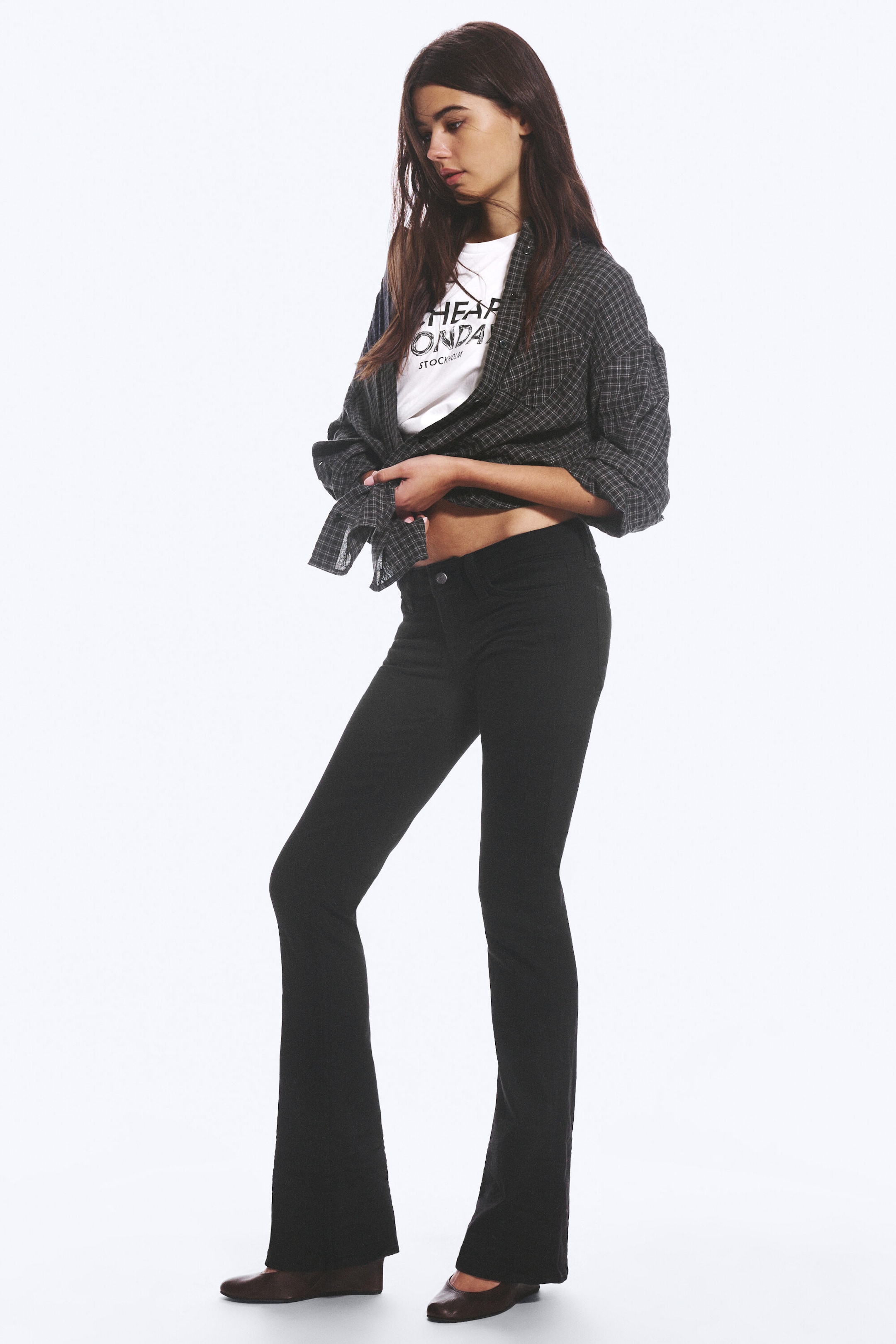 Black Top Rinse - Booty Bei Low Rise Skinny Bootcut Jeans - 5