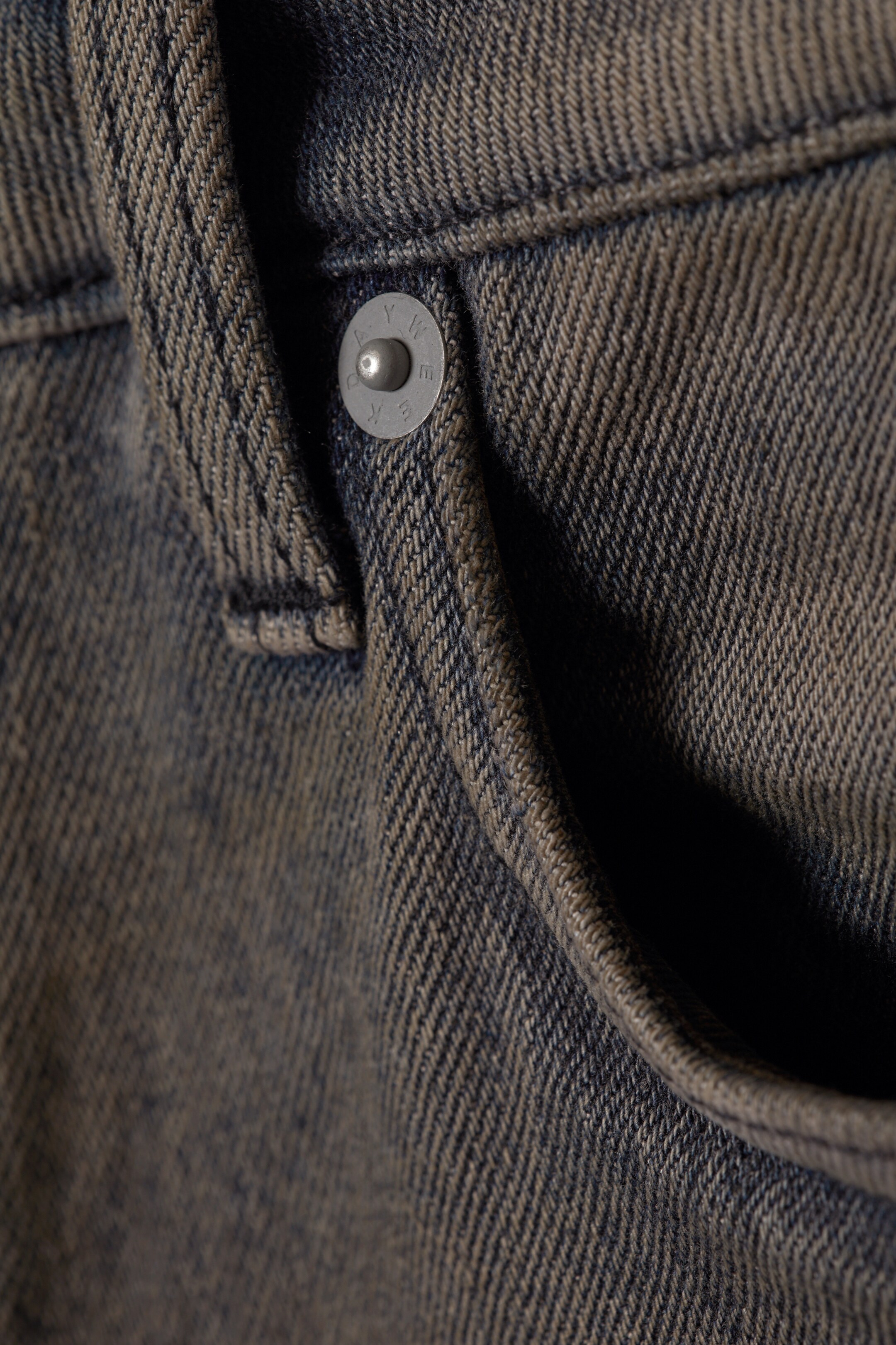 View larger image: Flame Low Rise Slim Flared Leg Jeans - Blue Clay - Grey - Ladies | H&M GB 2