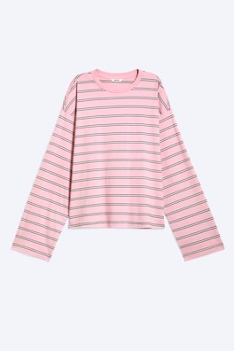 Långärmad bomulls-t-shirt