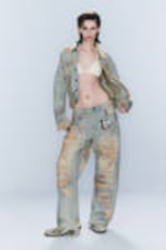 Hellblau - Pink Rip - CM x LB Looser Pink Rip Unisex Jeans - 6